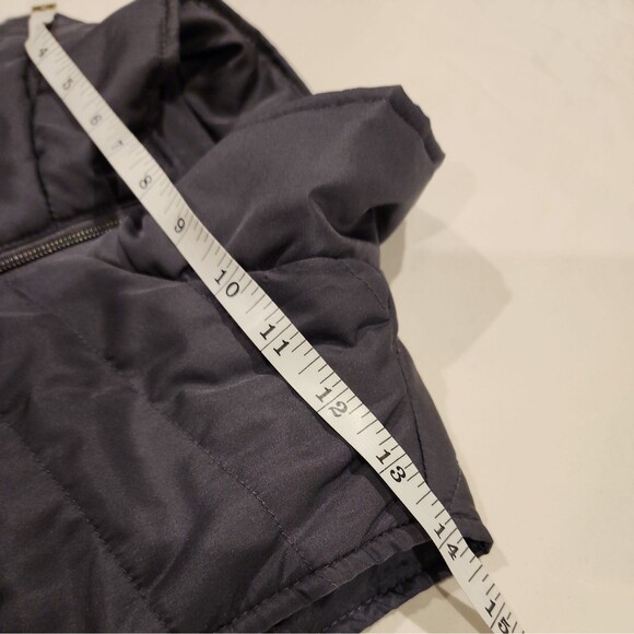 Christopher CJ Banks Solid Smocked Vest Sz Small Gray Stylish Comfy Cozy School - Picture 8 of 10